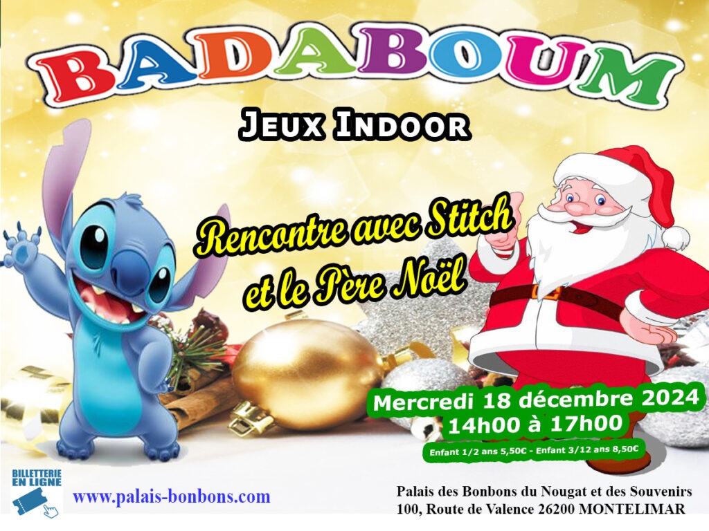 Rencontre avec Stitch et le Père Noël